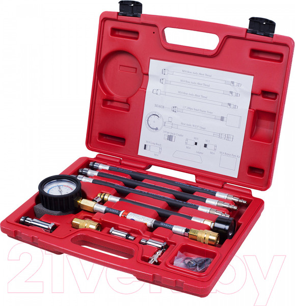 Изображение товара Тестер компрессии двигателя Мастак 120-10019C (19пр)