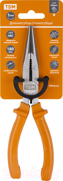 Изображение товара Длинногубцы TDM SQ1009-0202