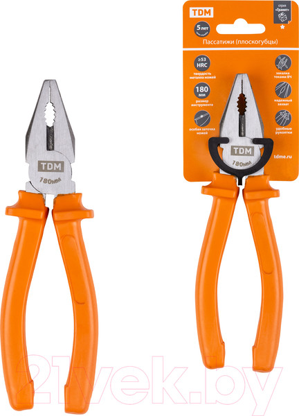 Изображение товара Пассатижи TDM SQ1009-0102