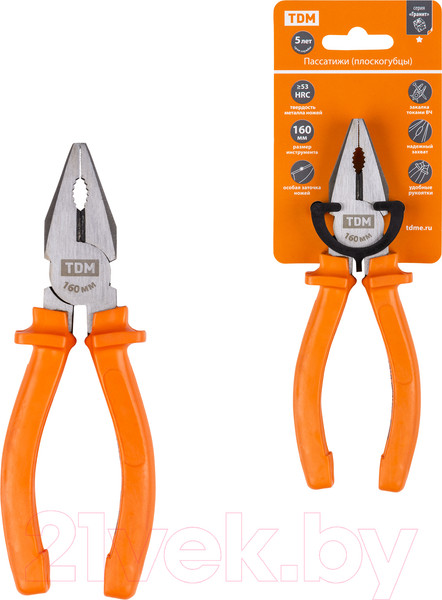 Изображение товара Пассатижи TDM SQ1009-0101