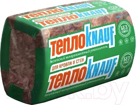 Изображение товара Минеральная вата Knauf Insulation ТеплоКНАУФ для кровли и стен TS037 Aquastatik 100x610x1230