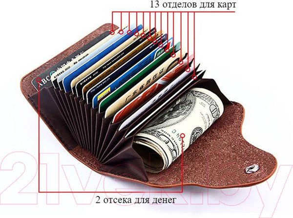 Изображение товара Визитница Ezcase Koloss Lambre / K9.1 (песочный)