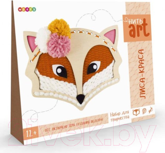 Изображение товара Набор для творчества Woody НитьАрт. Лиса-краса / 03090