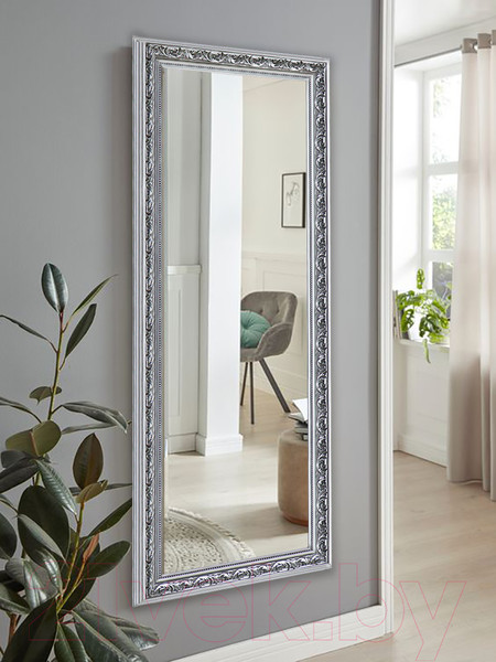 Изображение товара Зеркало Декарт Настенное в раме 8Л2721 (серебристый)