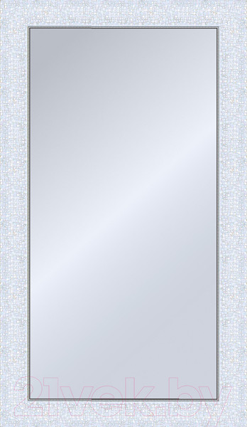 Изображение товара Зеркало Декарт Настенное в раме 8Л1319 (белый перламутр)