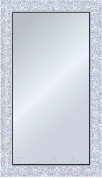 Изображение товара Зеркало Декарт Настенное в раме 8Л1666 (белый перламутр)