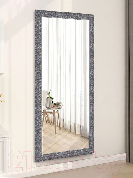 Изображение товара Зеркало Декарт Настенное в раме 8Л2436 (серый перламутр)