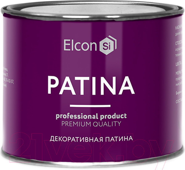 Изображение товара Краска Elcon Patina кузнечная до 150C (200г, старое золото)
