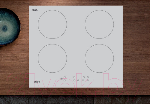 Изображение товара Индукционная варочная панель Akpo PIA 6094014CC WH