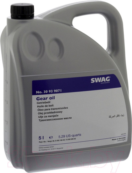 Изображение товара Трансмиссионное масло Swag 30939071 (5л)