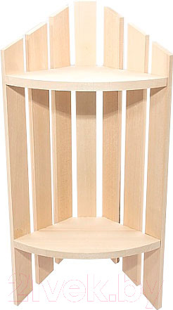 Изображение товара Полка для бани СаунаКомплект Угловая МП-55