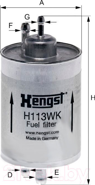 Изображение товара Топливный фильтр Hengst H113WK
