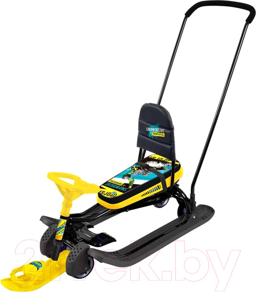 Изображение товара Снегокат детский Ника Тимка Спорт 6 Зимний спорт / ТС6/С (черный каркас)