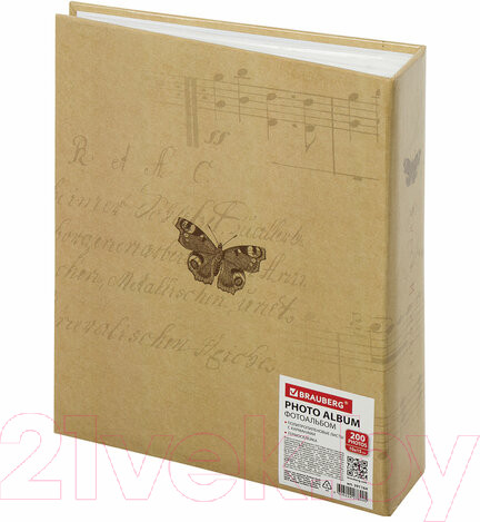 Изображение товара Фотоальбом Brauberg Бабочка, крафт / 391164