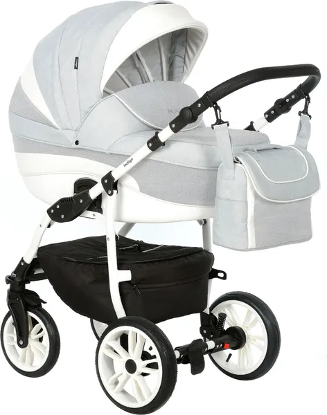 Изображение товара Детская универсальная коляска INDIGO 2 в 1 (In 02, светло-серый)