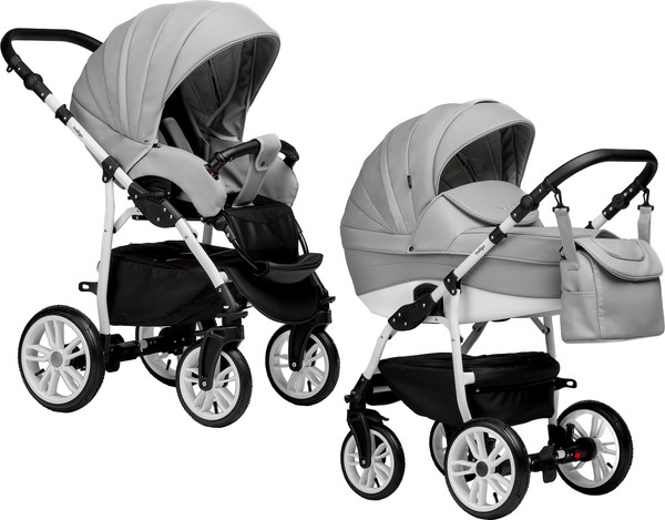 Изображение товара Детская универсальная коляска INDIGO Special 2 в 1 (Is04, серая кожа)