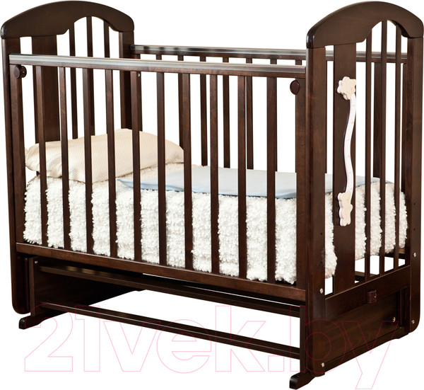 Изображение товара Детская кроватка Красная звезда Агата С718 (шоколад)