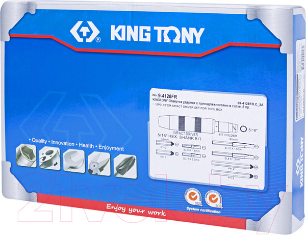 Изображение товара Отвертка King TONY 9-4128FR (10 предметов)