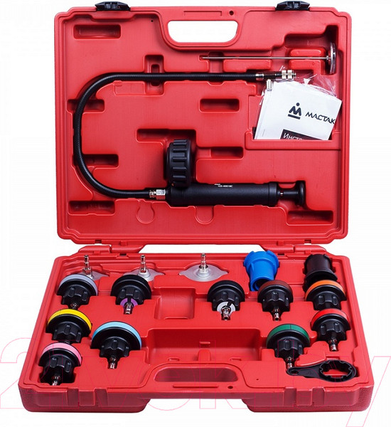 Изображение товара Тестер герметичности системы Мастак 103-40018C (18 предметов)