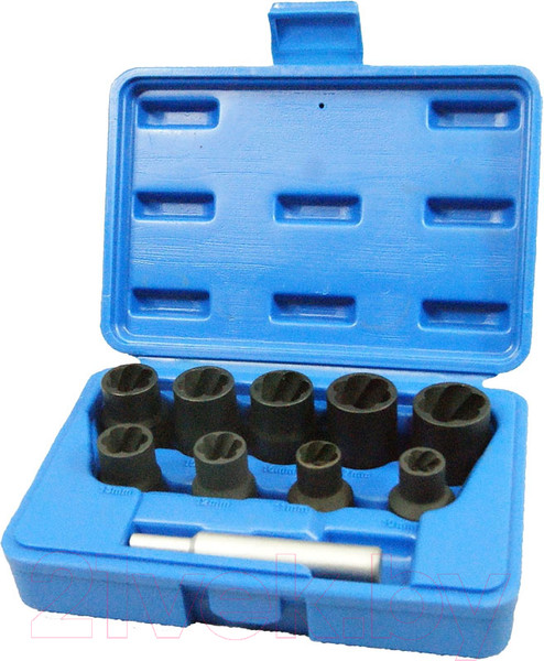 Изображение товара Набор головок слесарных Мастак 109-30010C (10 предметов)