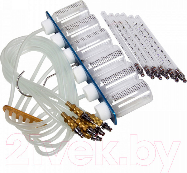 Изображение товара Тестер обратки дизельных форсунок Мастак 120-04012C (12 предметов)