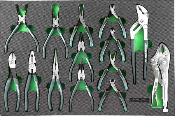 Изображение товара Набор губцевого инструмента Jonnesway P82714SV (14 предметов)