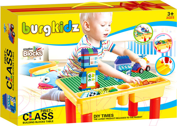 Изображение товара Развивающий игровой стол Pituso С конструктором / 6776034