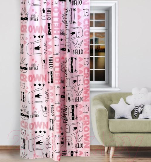 Изображение товара Штора Этель Little Crown 4797428 (145x260)