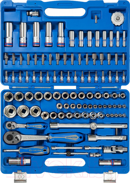 Изображение товара Универсальный набор инструментов King TONY 7511MR (110 предметов)