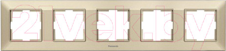Изображение товара Рамка для выключателей и розеток Panasonic Arkedia Slim WNTF08052BR-BY