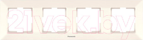 Изображение товара Рамка для выключателей и розеток Panasonic Arkedia Slim WNTF08042BG-BY