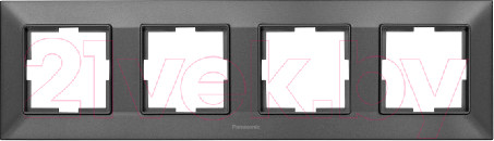 Изображение товара Рамка для выключателей и розеток Panasonic Arkedia Slim WNTF08042DG-BY