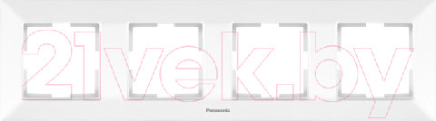 Изображение товара Рамка для выключателей и розеток Panasonic Arkedia Slim WNTF08042WH-BY