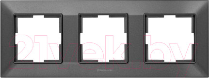 Изображение товара Рамка для выключателей и розеток Panasonic Arkedia Slim WNTF08032DG-BY