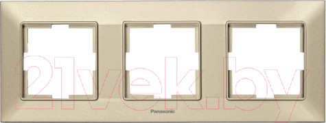 Изображение товара Рамка для выключателей и розеток Panasonic Arkedia Slim WNTF08032BR-BY