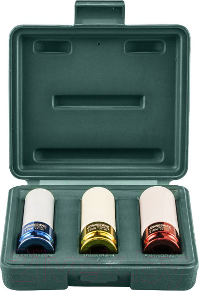 Изображение товара Набор головок слесарных Jonnesway S03AD4303S (3 предмета)