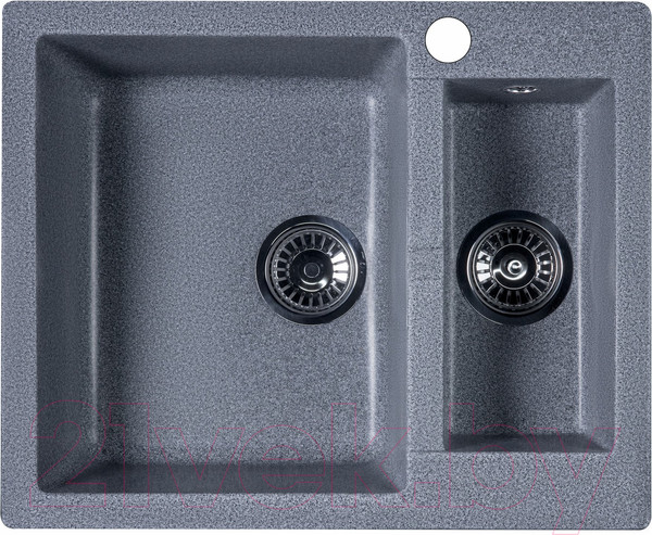 Изображение товара Мойка кухонная БелЭворс Duet L (серый, без сифона)