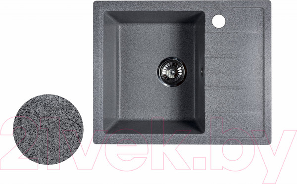 Изображение товара Мойка кухонная БелЭворс Mila L (серый, без сифона)