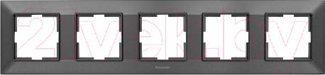 Изображение товара Рамка для выключателей и розеток Panasonic Arkedia Slim WNTF08052DG-BY