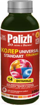 Изображение товара Колеровочная паста Palizh Standart №14 универсальная (130г, фисташковый)
