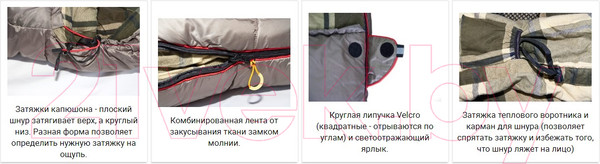 Изображение товара Спальный мешок Alexika Canada Plus правый / 9266.01071 (оливковый)