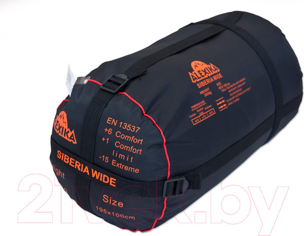 Изображение товара Спальный мешок Alexika Siberia Wide правый / 9253.01071 (оливковый)