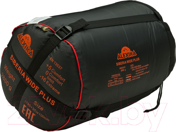 Изображение товара Спальный мешок Alexika Siberia Wide Plus левый / 9254.01072 (оливковый)