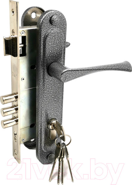 Изображение товара Замок врезной Зенит ЗВ4-85.3 / БП-00011471 (серебристый)