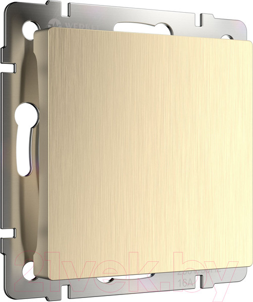 Изображение товара Декоративная заглушка для розетки Werkel W1159210 / a051417 (шампань рифленый)