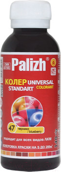 Изображение товара Колеровочная паста Palizh Standart №47 универсальная (140г, черничный)
