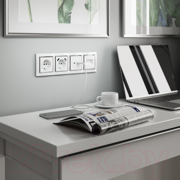 Изображение товара Розетка Werkel W1181101 / a051115 (белый)