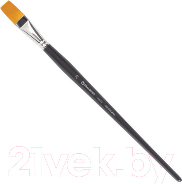 Изображение товара Кисть для рисования Brauberg Синтетика жесткая 20 / 200672 (плоская)