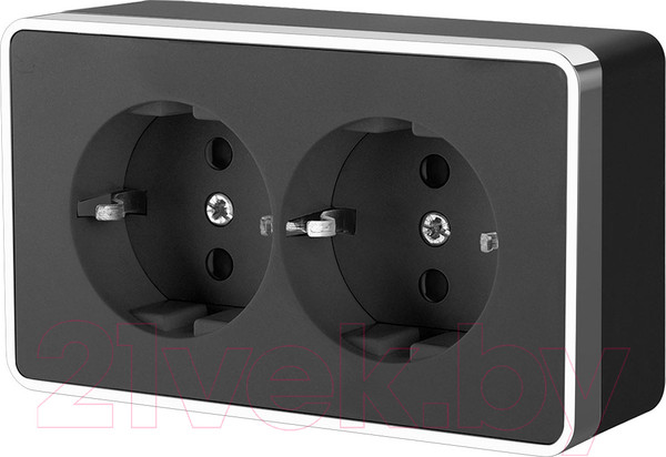 Изображение товара Розетка Werkel Gallant W5072135 / a050977 (черный/хром)
