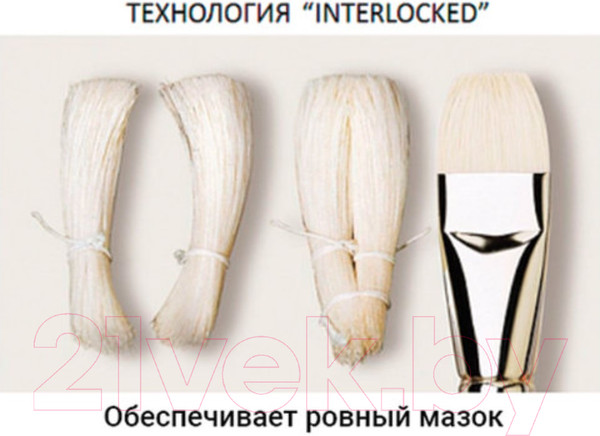 Изображение товара Кисть для рисования Brauberg Art Classic Щетина 2 / 200742 (веерная)